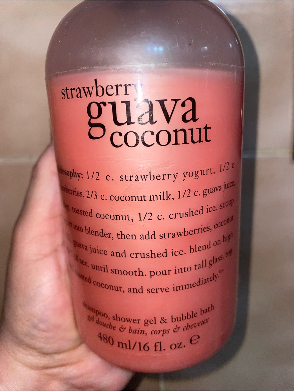Philosophy Strawberry Guava Coconut Bubble Bath - Coral